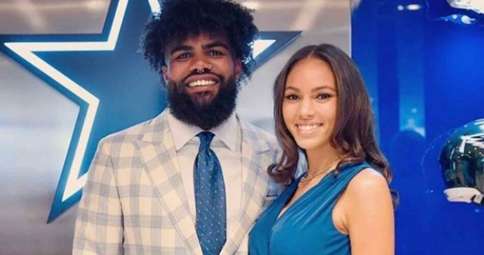 #unseen Photos Of Ezekiel Elliot Girlfriend, Halle Woodard- AfterSportz